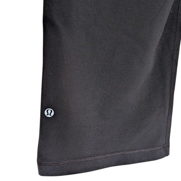 Lululemon Relaxed Fit Crop II Black Spandex Wide Leg Rel: 11/2011 Women's size 8 - Picture 9 of 11
